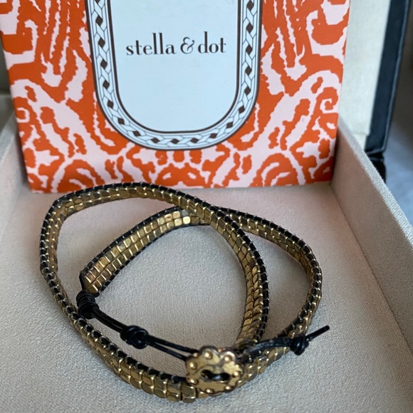Stella and Dot Nugget wrap bracelet - Picture 2 of 6